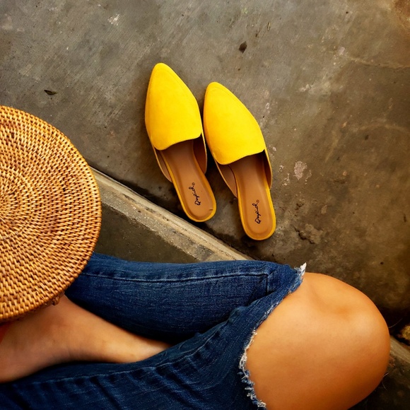 Shoes | The Brooklyn Yellow Mule Flat 